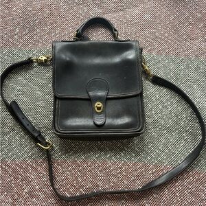 Coach Black Station Bag Purse